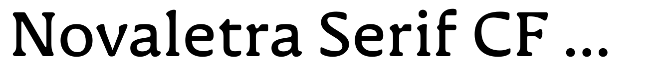 Novaletra Serif CF Medium